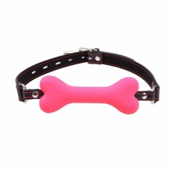 Bone gag pink - Power Escorts