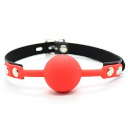 Ball Gag + Block (rosso) - Toyz4lovers