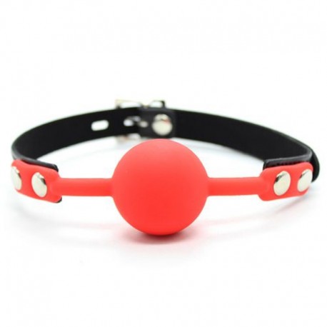 Ball Gag + Block (rosso) - Toyz4lovers