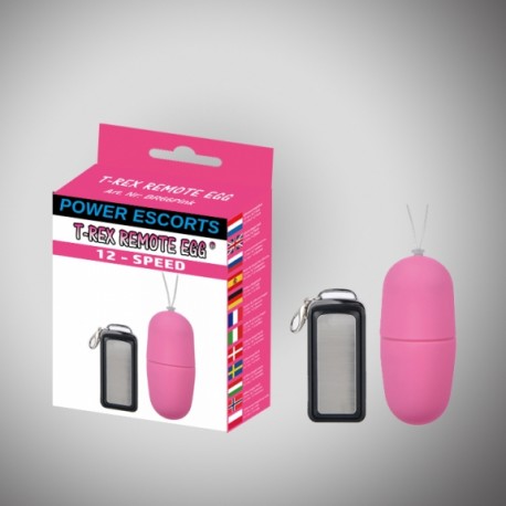 T rex remote egg pink remote control egg 12 speed - Power Escorts
