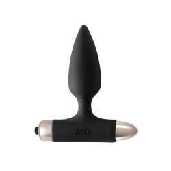 Vibrating Anal Plug Spice it up New Edition Glory Black - Lola Toys