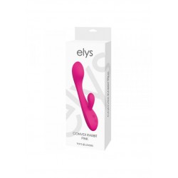 Wibrator-VIBRATORE RABBIT ELYS - CONVEX RABBIT PINK - Elys