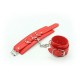 Polsiere Cuffs Belt red - Toyz4lovers