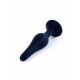 Plug-Silicone Plug Black - Large - B - Series HeavyFun