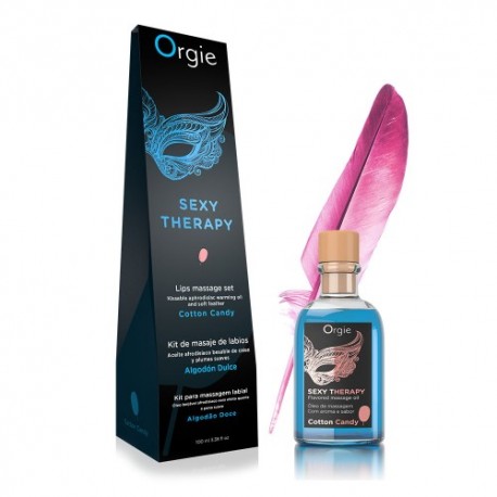 Żel-LIPS MASSAGE KIT  COTTON CANDY - 100 ML - Orgie
