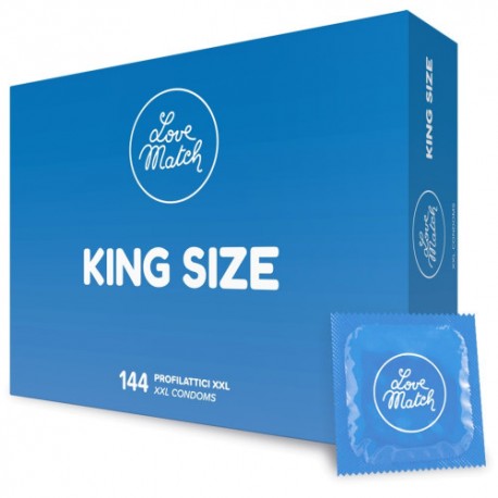 Prezerwatywy-Love Match King Szie XXL - 144 pack - Love Match