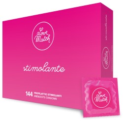Prezerwatywy-Love Match Stimolante - 144 pack - Love Match
