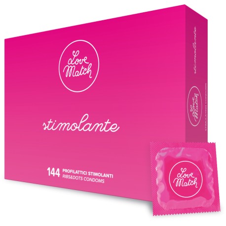 Prezerwatywy-Love Match Stimolante - 144 pack - Love Match