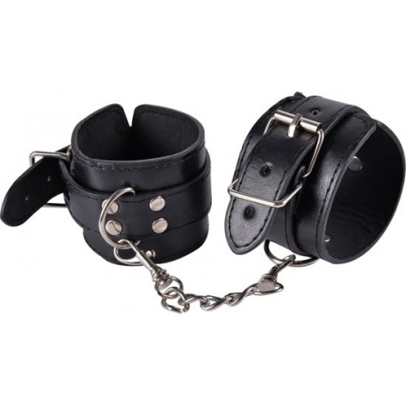 Kinky cuffs black adjustable cuffs - Power Escorts