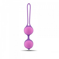 Kulki-Palline Vaginali Bi-Balls Double Purple - Toyz4lovers
