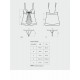 Bielizna-Amanta babydoll i stringi  S/M - Obsessive