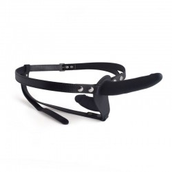Cintura doppio fallo strap-on Black - Toyz4lovers