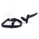 Cintura doppio fallo strap-on Black - Toyz4lovers
