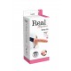 Proteza-VIBRATORE STRAP ON CAVO REAL RAPTURE 8 FLESH WITH BALLS - Real Rapture