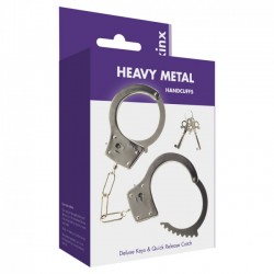 Kajdanki- Me You Us Heavy Metal Handcuffs Silver - Me You Us