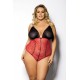 FOSCO black-red body XXL+ ( czarno-czerwone body ) - Anais