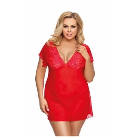 Sydney XXL+ (halka&stringi/chemise&string) - Anais