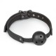 Knebel-Ball Gag With PVC Ball - Black - EasyToys