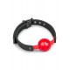 Knebel-Ball Gag With PVC Ball - Red - EasyToys