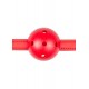 Knebel-Ball Gag With PVC Ball - Red - EasyToys