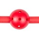 Knebel-Ball Gag With PVC Ball - Red - EasyToys
