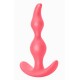 Plug-Anal Plug Bent Anal Plug Pink - Lola Toys