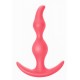 Plug-Anal Plug Bent Anal Plug Pink - Lola Toys
