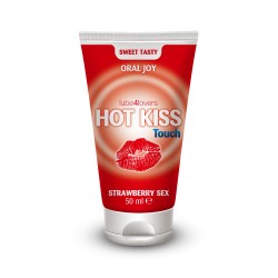HOT KISS TOUCH STRAWBERRY GEL 50ML - Lube4lovers
