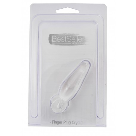Plug-JAMMY JELLY ANAL FINGER PLUG CRYSTALL - Toyz4lovers