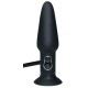 True Black Vibrating Butt Plug - You2Toys