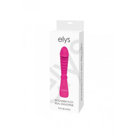 Wibrator-VIBRATORE DESIGN ELYS - ROUNDISH PLOT REAL WAVE PINK - Elys