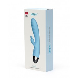 Wibrator-VIBRATORE RABBIT LETEN FAYE 2 TURQUOISE - Leten