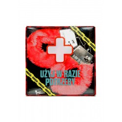 Kajdanki-Awaryjne Kajdanki Czerwone - Grammi