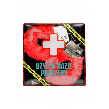 Kajdanki-Awaryjne Kajdanki Czerwone - Grammi