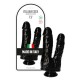 Dildo- Romolo e Remo Black 7.5"""" - Toyz4lovers