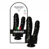 Dildo- Romolo e Remo Black 7.5"""" - Toyz4lovers