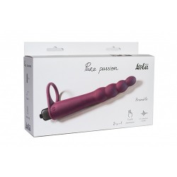 Strap - on Pure Passion Bramble Wine red - Lola Toys