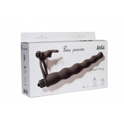 Strap - on Pure Passion Jungle Bunny black - Lola Toys