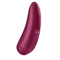 Wibrator - Curvy 1+ Air Pulse Stimulator + Vibration Rose Red - Satisfyer