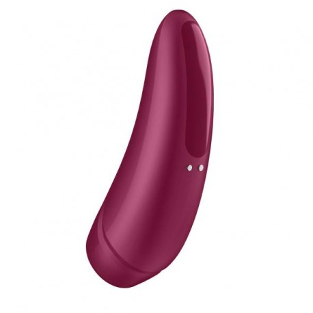 Wibrator - Curvy 1+ Air Pulse Stimulator + Vibration Rose Red - Satisfyer