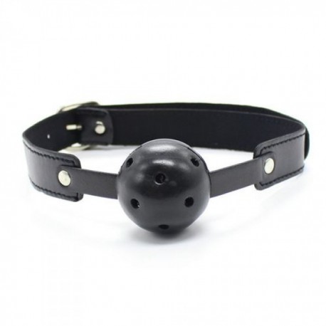 Knebel-Breath Hole Ball Gag (nero) - Toyz4lovers