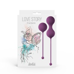Vaginal balls set Love Story Carmen Lavender Sunset - Lola Toys