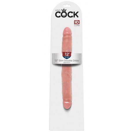 KC 12" Slim Double Dildo - King Cock