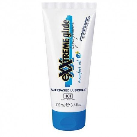 eXXtreme Glide - waterbased lubricant + comfort oil a+ 100 ml - Hot