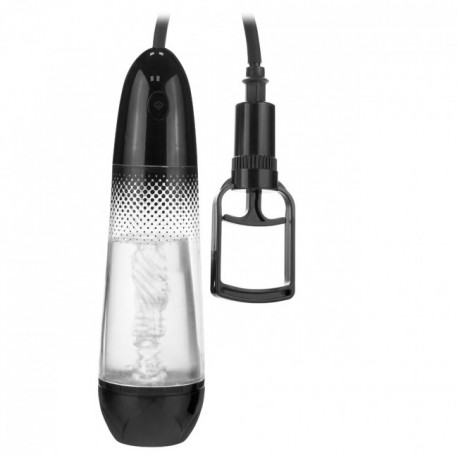 Pompka- Me You Us Amplify Pump Masturbator Clear/Black - Me You Us