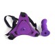 Cintura regolabile strap-on purpe - Toyz4lovers