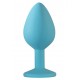 Plug-Anal Plug Emotions Cutie Medium Turquoise light purple - Lola Toys