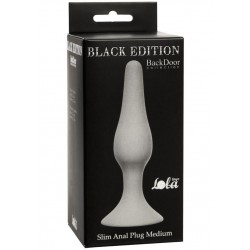 Plug-Slim Anal Plug Medium Grey - Lola Toys