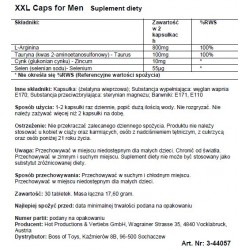 Supl.diety-XXL Caps for Men - Hot