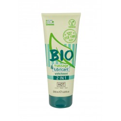 Żel-HOT BIO massage & lubricant waterbased 2in1 200 ml - Hot